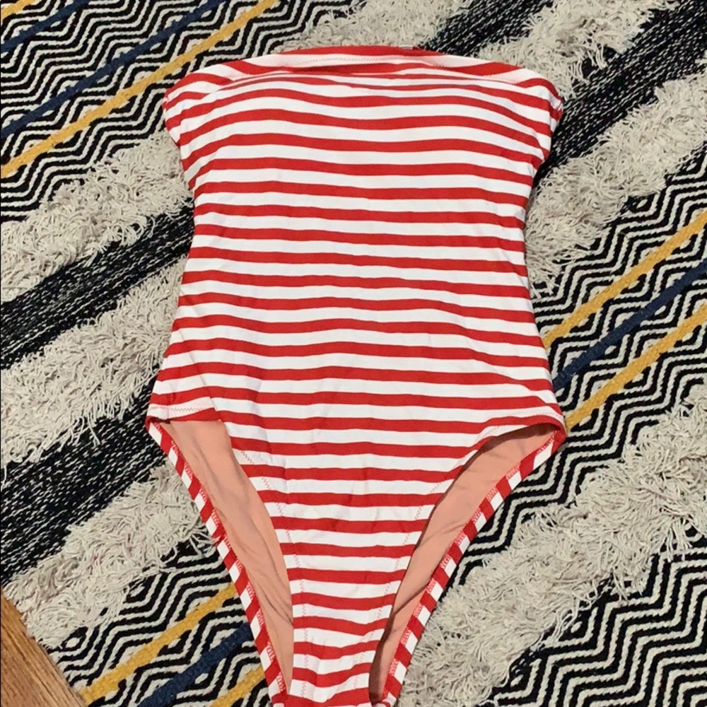 NWT JCrew Striped One Piece
